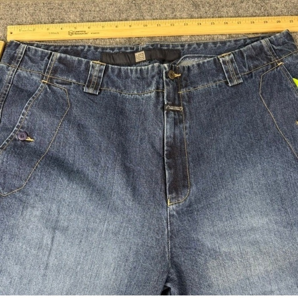 Vintage Marithe Francois Girbaud Clean Shuttle Jeans Mens 42M Wide Leg Baggy NWT - Picture 4 of 10